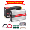Inverter de onda sinusoidal modificada de 1500W DC a AC modificado