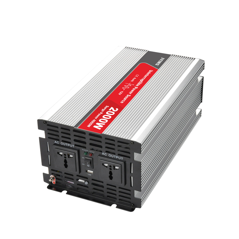 Inverter de onda sinusoidal modificado de 2000W con cargador de batería